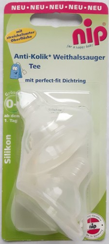 Nip weithalssauger tee - nip, 0+