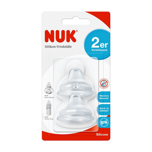 Nuk trinksauger silikon - silikon,, ab