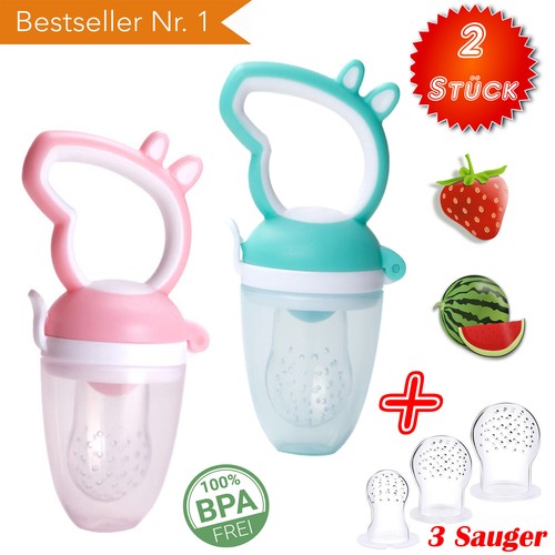 Fruchtsauger für babys - 2x,